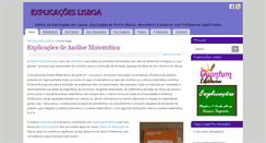 Desktop Screenshot of explicacoeslisboa.com