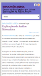 Mobile Screenshot of explicacoeslisboa.com