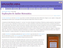 Tablet Screenshot of explicacoeslisboa.com